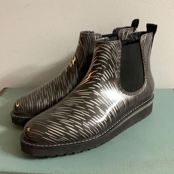 jill malek cougar rainshine waterproof boots limited edition rain boot woman's s - Picture 1 of 7